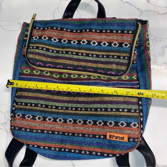 Multicoloured women’s backpack - Picture 8 of 11